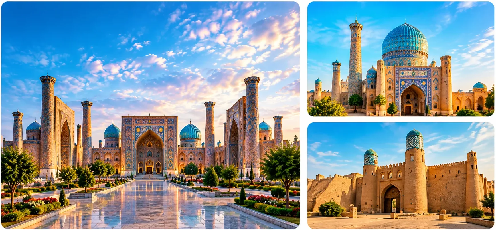 From the modern capital of Tashkent to the magnificent monuments